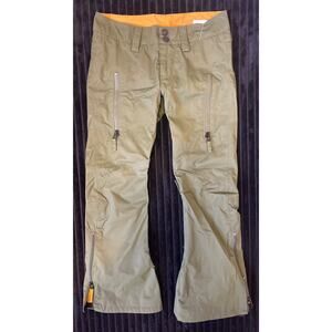 Burton Snow Pants Womens Extra Small Green Ski Snowboard Winter Pant XS